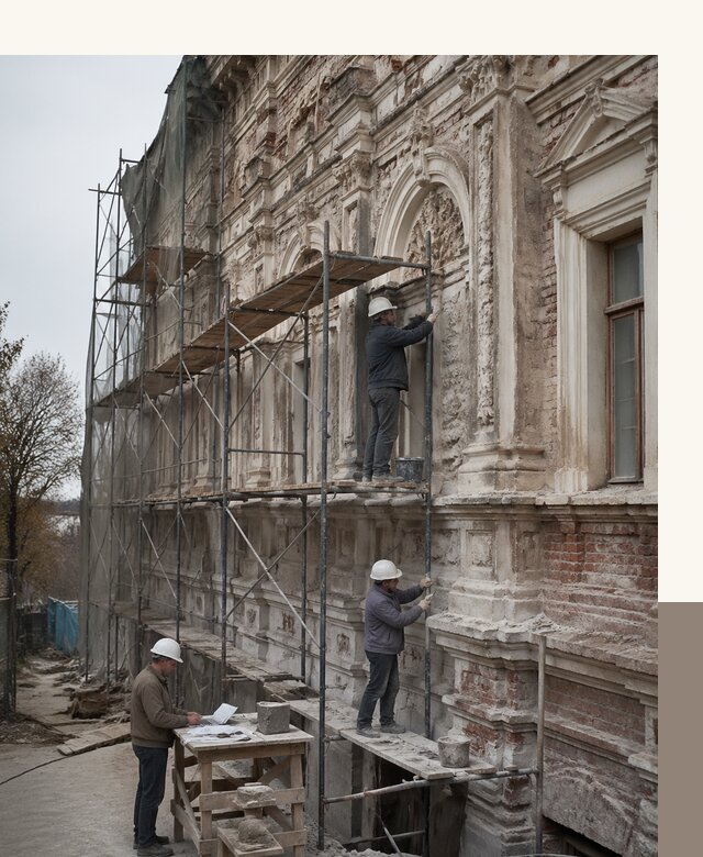 Реставрация объектов культурного наследия под ключ в Дмитрах